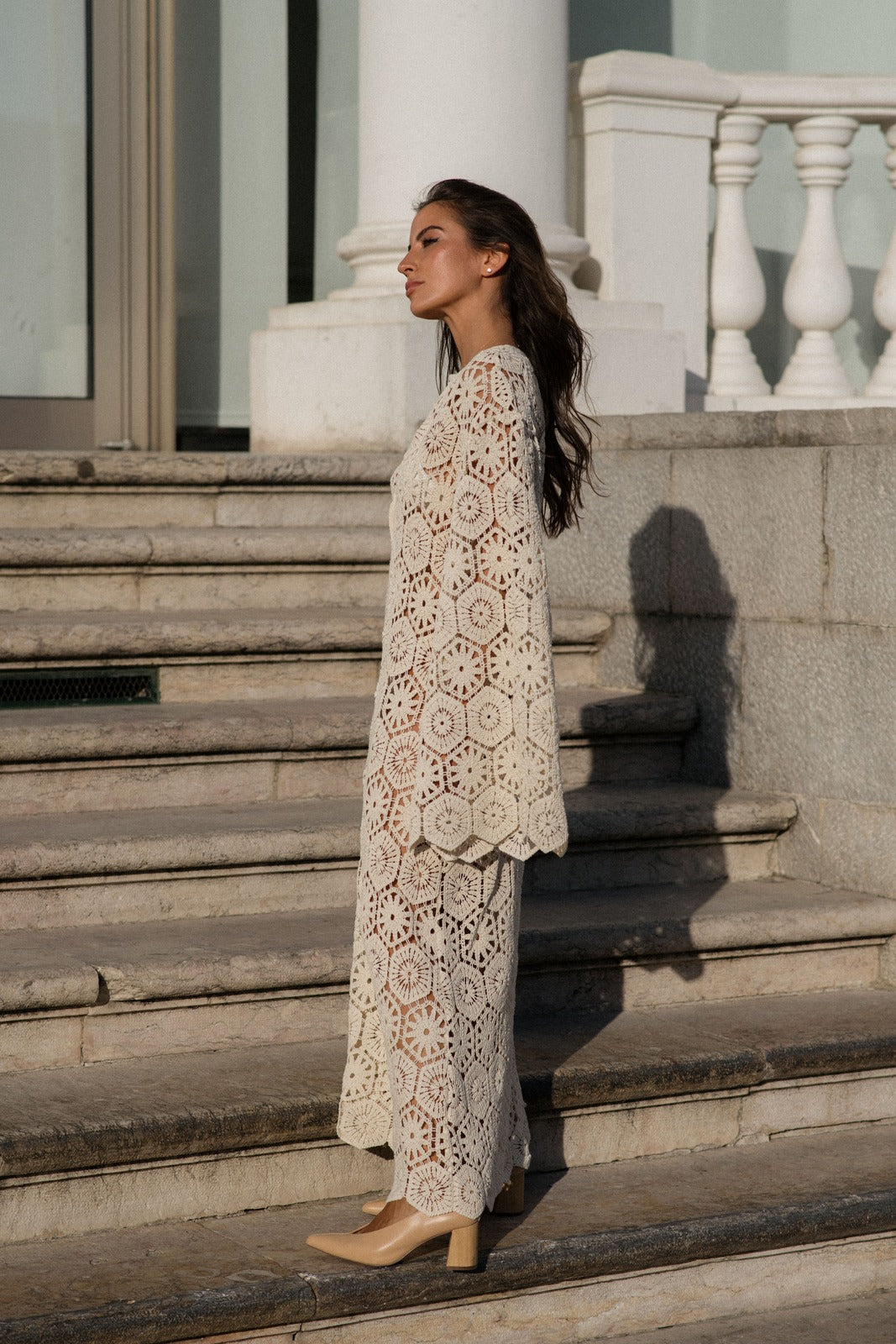 Robe Longue en Dentelle