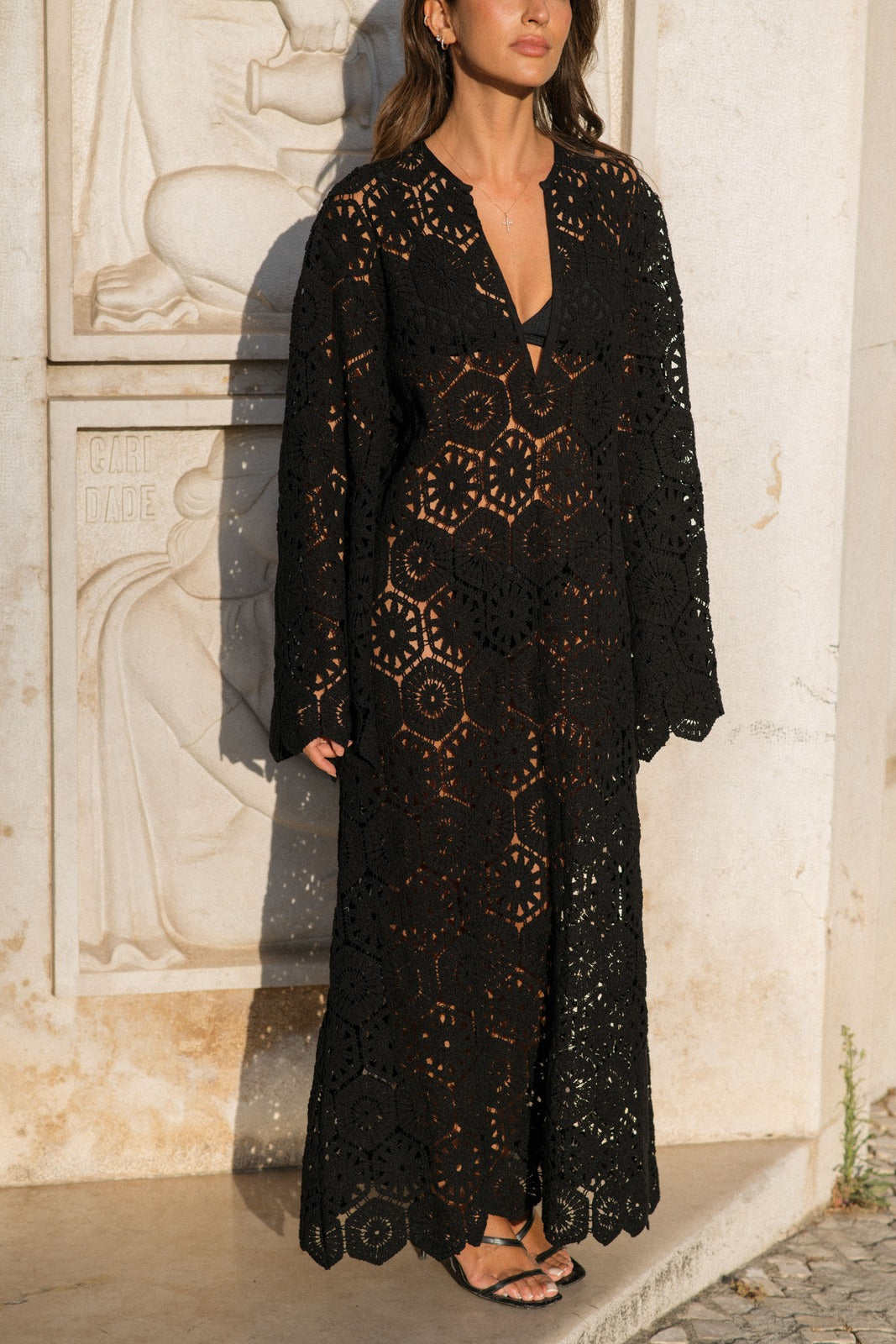 Robe Longue en Dentelle