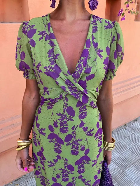 Robe d'été fluide et élégante