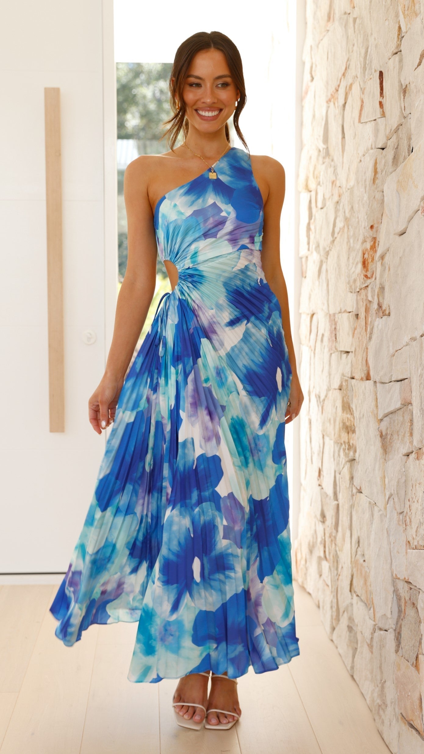 Sienna | Robe Maxi Élégante à Découpes