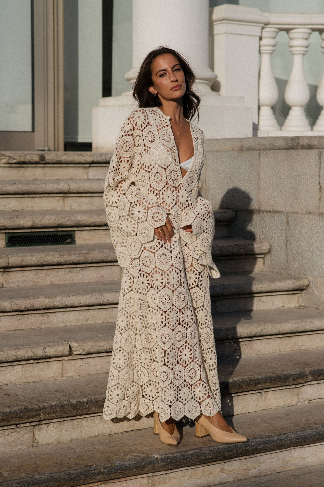 Robe Longue en Dentelle