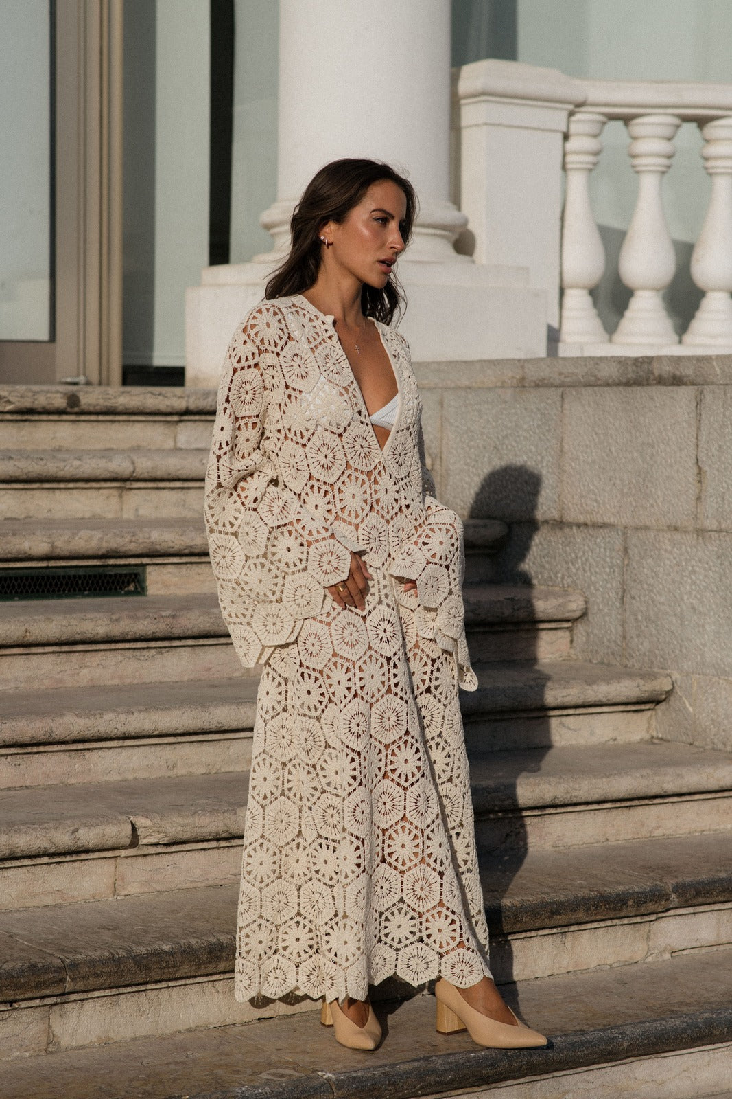 Robe Longue en Dentelle