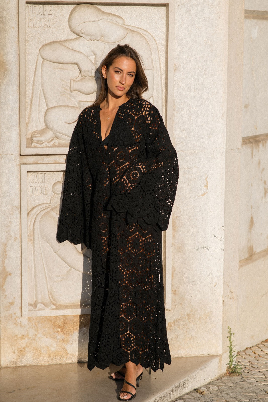 Robe Longue en Dentelle