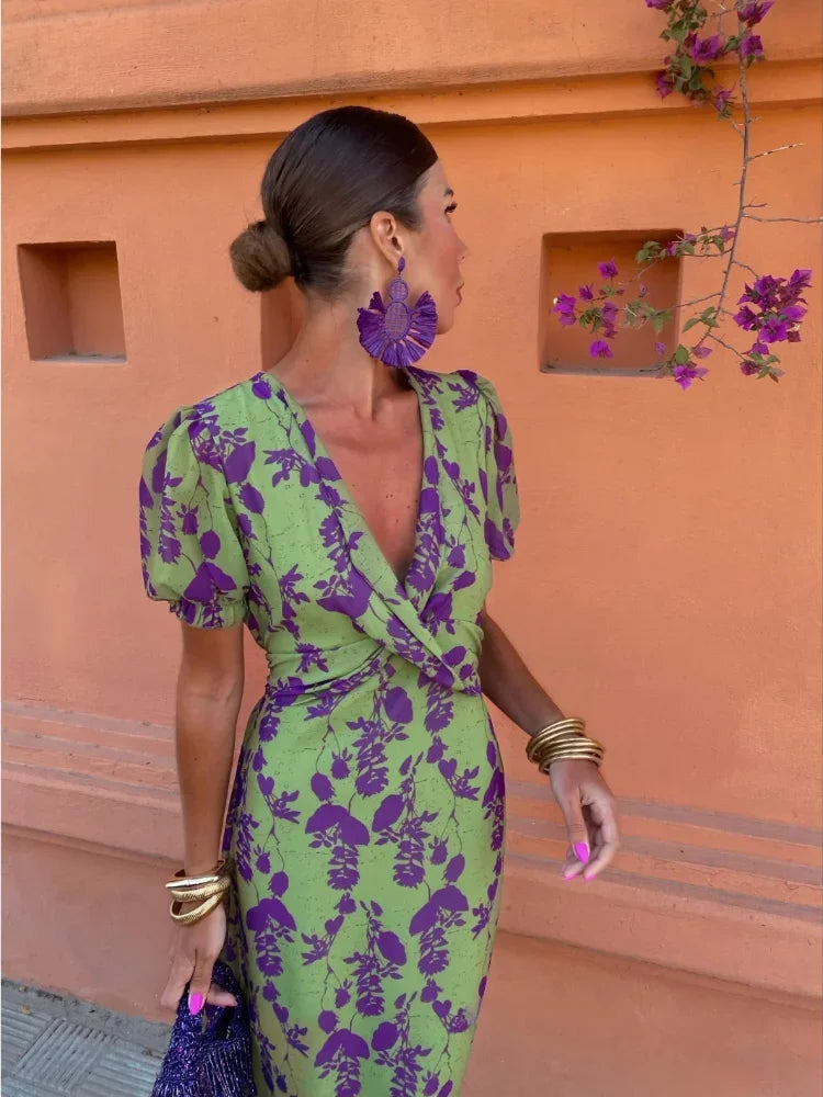 Robe d'été fluide et élégante