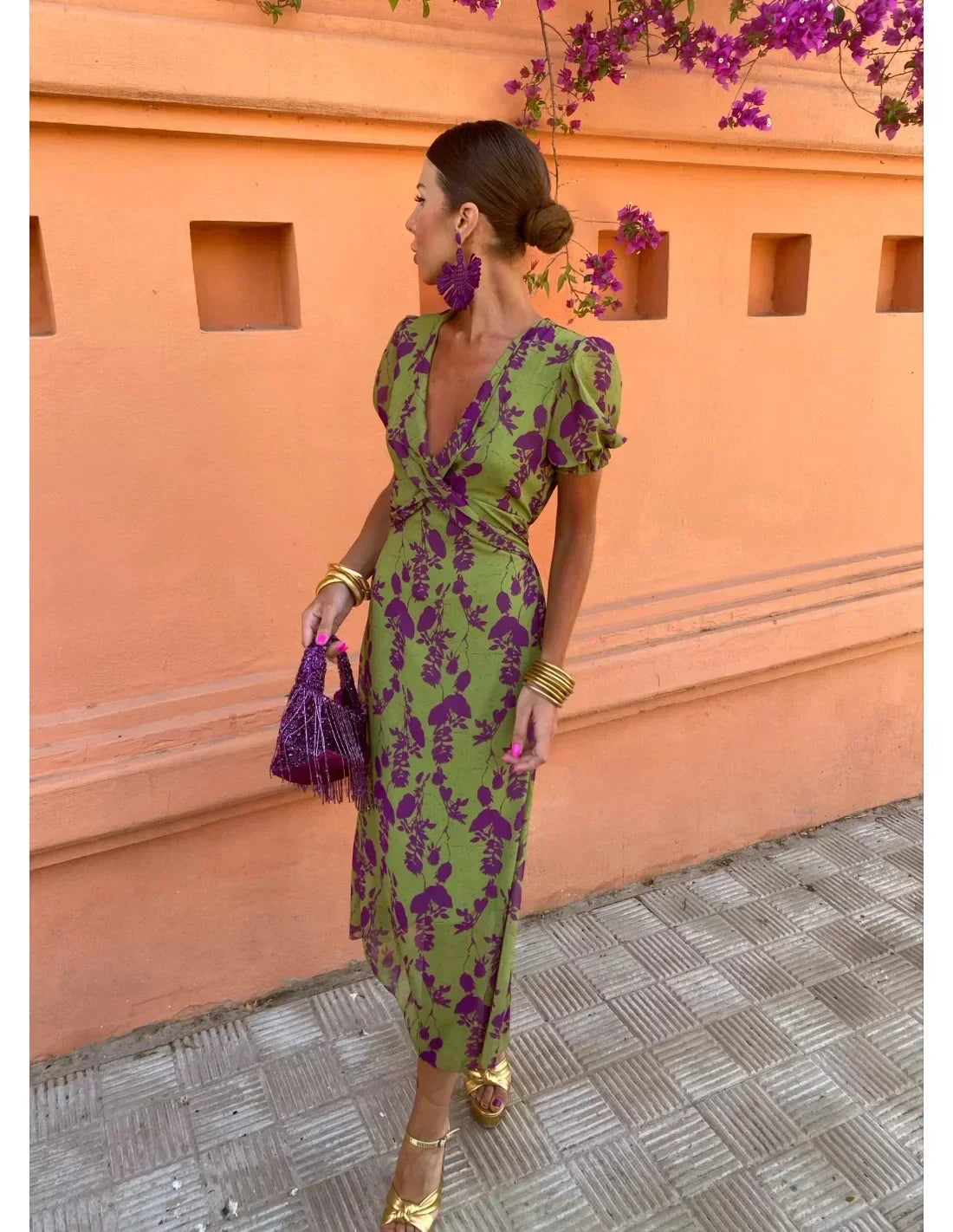 Robe d'été fluide et élégante