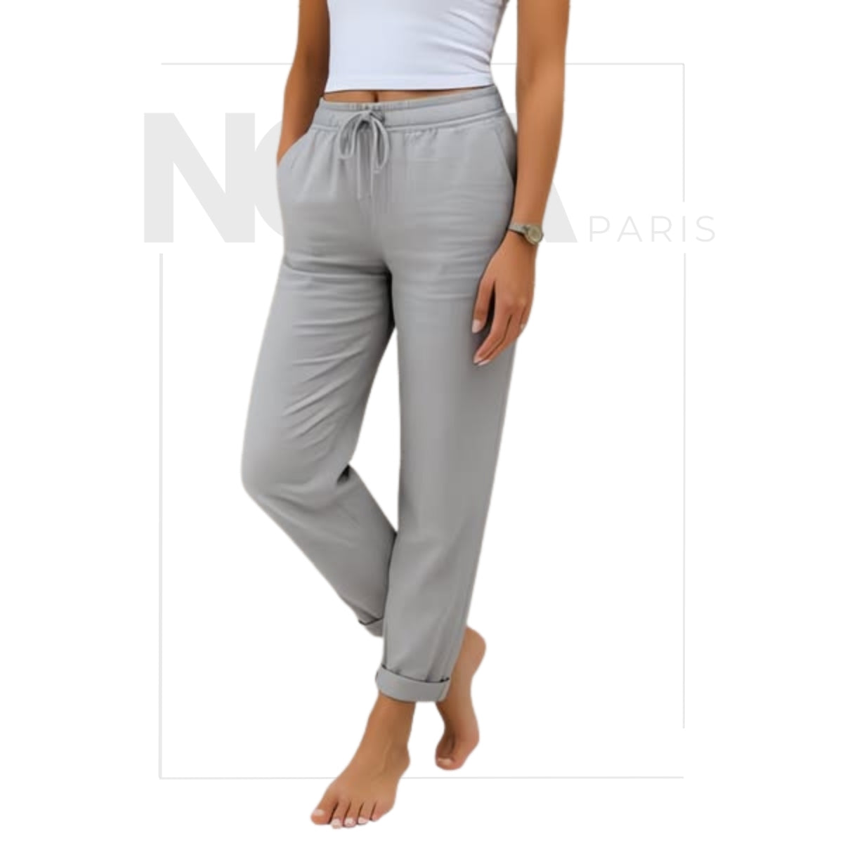 Pantalon en Lin Premium