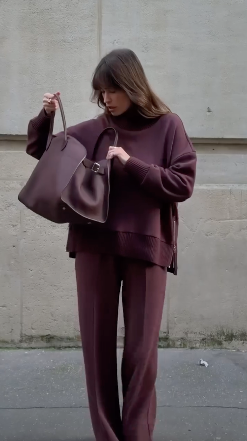 Ensemble tricot élégant et confortable