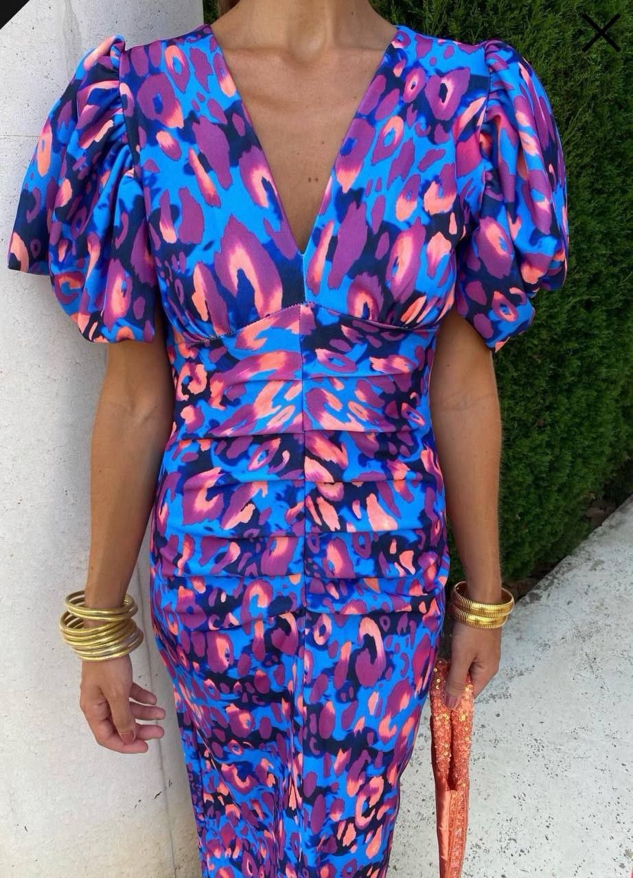 Robe longue et colorée