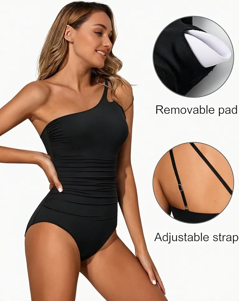 Maillot de bain à épaule unique