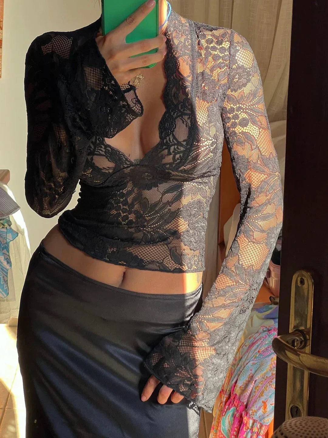 TOP EN DENTELLE